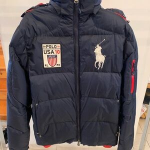 Polo Ralph Lauren Navy Puffer Jacket